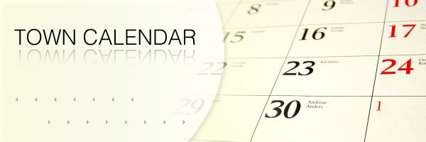 TOWN CALENDAR