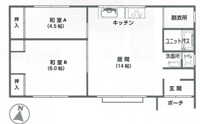 ちょ田舎住宅　間取り