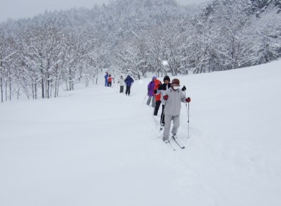 歩くスキー体験（音威子府村）